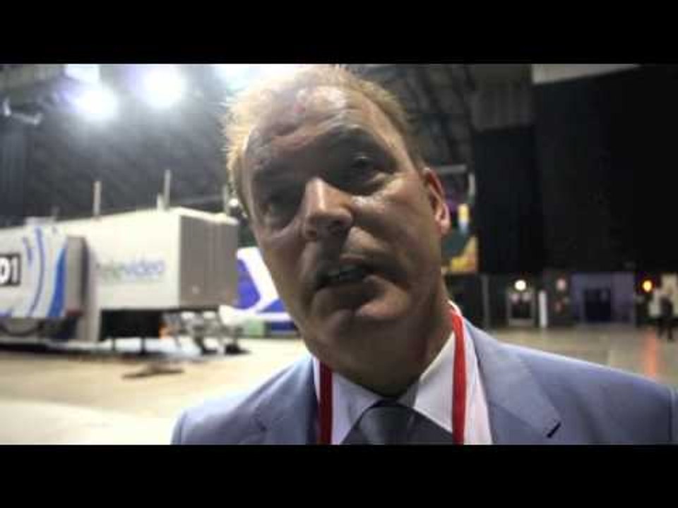 PROMOTER DENNIS HOBSON REACTS TO STUART HALL LOSING HIS WORLD TITLE TO PAUL BUTLER IN NEWCASTLE