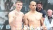 CURTIS WOODHOUSE v WILLIE LIMOND - OFFICIAL WEIGH IN (BRAEHEAD) / HE WHO DARES