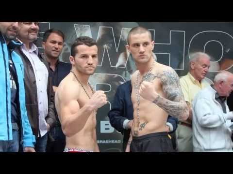 RICKY BURNS v DEJAN ZLATICANIN - OFFICIAL WEIGH IN (BRAEHEAD) / HE WHO DARES