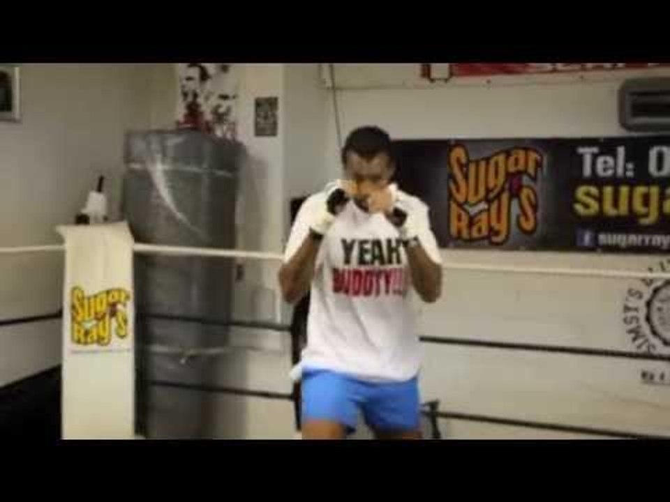 CRUISERWEIGHT WADDY CAMACHO - TRAINING FOOTAGE - SHADOW BOXING / CAMACHO v SIMMONS