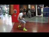 YOUNG PROSPECT DECLAN GERAGHTY SHADOW BOXING WARM UP @ MGM MARBELLA / iFL TV