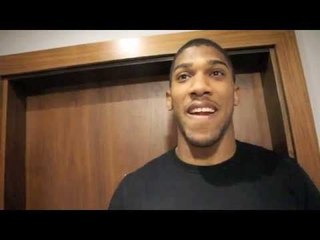 ANTHONY JOSHUA - 'FAKE IT 'TILL YOU MAKE IT, CARRY YOURSELF AS A CHAMPION BEFORE YOU ARE THERE'.