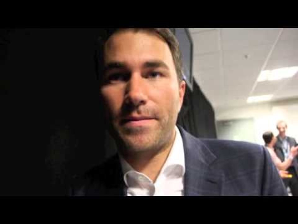 EDDIE HEARN REACTS TO BELLEW v CLEVERLY RINGSIDE BUST-UP IN LIVERPOOL / COLLISION COURSE