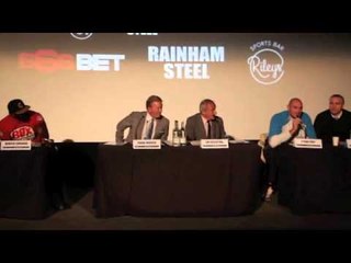 'IF YOU DONT' LIKE THE F****** CHANNEL, CHANGE THE STATION BITCH!' - TYSON FURY TO MEMBER OF PRESS