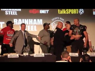 **WARNING EXPLICIT LANGUAGE** DERECK CHISORA v TYSON FURY II - FINAL LONDON PRESS CONFERENCE