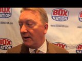 FRANK WARREN CONFIRMS CHISORA INJURY OCCURRED VIA USTINOV'S HEAD & TALKS CHISORA / FURY RESCHEDULE