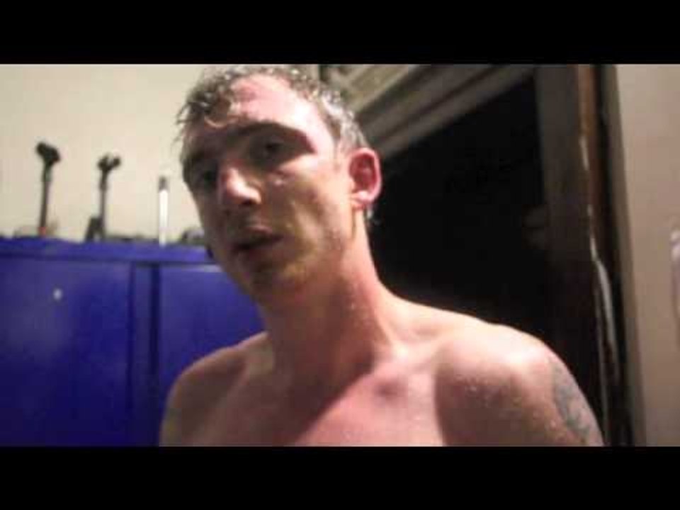 iFL PROSPECT SONNY DONNELLY INTERVIEWS SAM PIASECKI AFTER WIN @ CAMDEN CENTRE - POST FIGHT