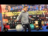 LLOYD ELLETT CRAZY SKIPPING ROPE WORKOUT INSIDE THE iBOX GYM FOR iFL TV