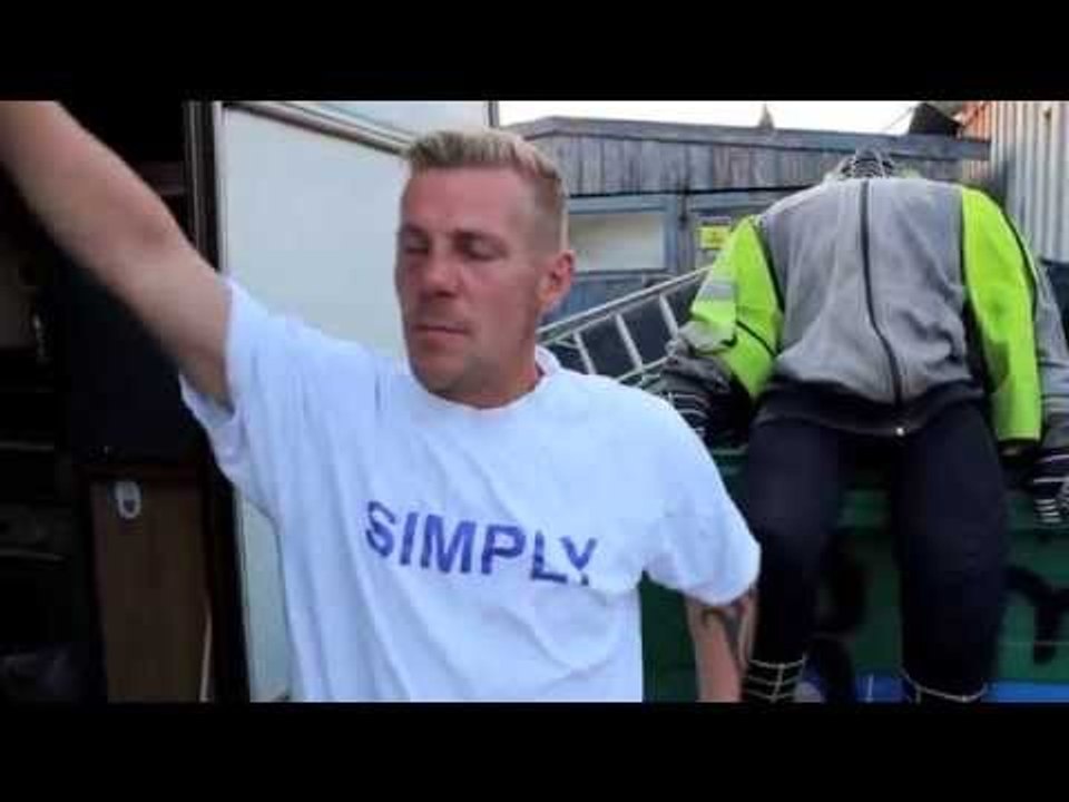 CHAS SYMONDS IN THE CARAVAN AWAY FROM HOME - TRAINING CAMP SPECIAL WITH JAMES HELDER FOR iFL TV