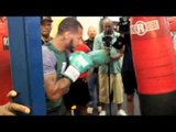 ANTHONY DIRRELL HEAVYBAG WORKOUT IN CARSON AHEAD OF WBC WORLD TITLE CLASH WITH SAKIO BIKA