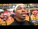 SHAWN 'SHOWTIME' PORTER TALKS TO KUGAN CASSIUS (IFL TV) AHEAD OF WORLD TITLE FIGHT WITH KELL BROOK.