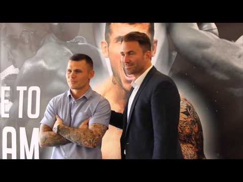 MARTIN MURRAY & EDDIE HEARN PHOTO CALL as MARTIN MURRAY JOINS MATCHROOM BOXING