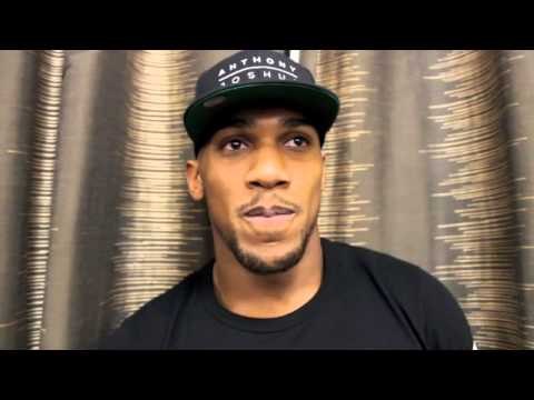 A RELAXED ANTHONY JOSHUA TALKS UP & COMING MANCHESTER CARD