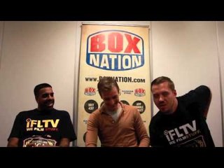 BOXNATION PRESENTS...CASSIUS & HELDER (NEW WEEKLY SHOW) - INTERVIEW W/ KUGAN, JAMES & GEORGE WARREN