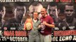 PAUL BUTLER & ANTHONY 'ARNIE' FARNELL PHOTO CALL AHEAD OF PAUL BUTLERS IBF WORLD TITLE CHALLENGE