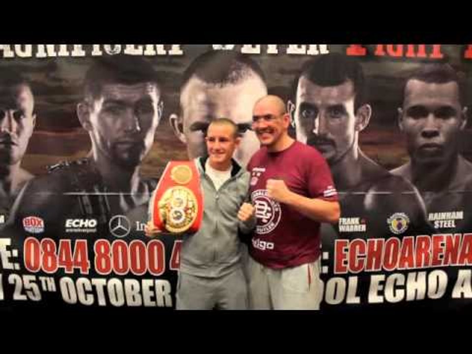 PAUL BUTLER & ANTHONY 'ARNIE' FARNELL PHOTO CALL AHEAD OF PAUL BUTLERS IBF WORLD TITLE CHALLENGE