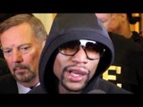 FLOYD MAYWEATHER- 'MAIDANA'S DIRTY, HE TACKLED ME, HE BIT ME, GUESS THATS THE TYPE OF FIGHTER HE IS'