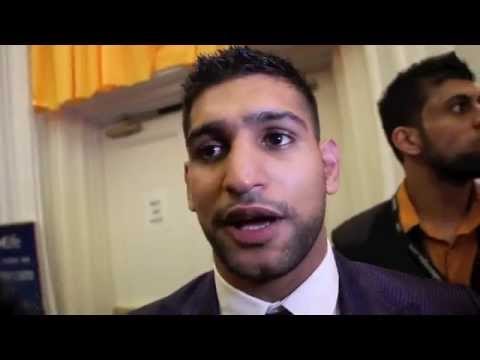 AMIR KHAN REACTS TO FLOYD MAYWEATHER'S SECOND SUCCESSIVE WIN OVER MARCOS MAIDANA / iFL TV