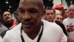 IRON MIKE TYSON SIGNING GLOVES AND HAVING PICTURES WITH FANS @ BOXING EXPO
