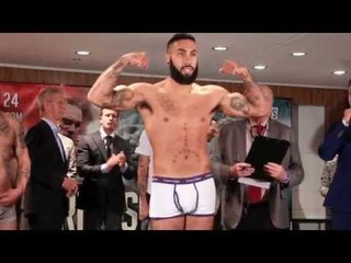 LUKE 'THE DUKE' WATKINS WEIGHS IN AHEAD OF PRO-DEBUT AGAINST DAVID VICENA @ WEMBLEY
