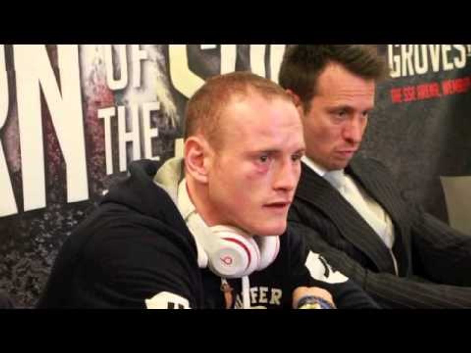 GEORGE GROVES v CHRISTOPHER REBRASSE - FULL POST FIGHT PRESS CONFERENCE / RETURN OF THE SAINT