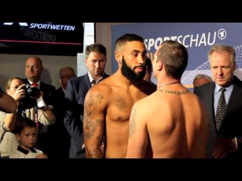 LUKE WATKINS v MARTIN HORAK OFFICIAL WEIGH IN & HEAD TO HEAD / KIEL GERMANY
