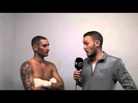 DANNY CASSIUS CONNOR POST FIGHT INTERVIEW WITH EDIZ HUSSEIN @ YORK HALL / iFL TV