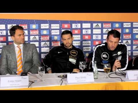 PAUL SMITH & TRAINER JOE GALLAGHER TALK TO THE GERMAN MEDIA AHEAD OF ARTHUR ABRAHAM v PAUL SMITH