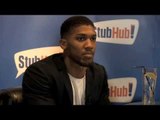 ANTHONY JOSHUA MBE & GLENN McCRORY ANSWER QUESTIONS FROM THE MEDIA & PUBLIC @ 02 ARENA