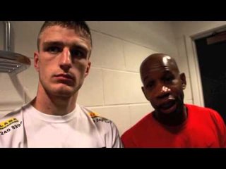 REECE CARTWRIGHT REMAINS UNDEFEATED WIN POINTS WIN OVER ISTVAN KISS - POST FIGHT INTERVIEW