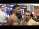 ANTHONY JOSHUA v DENIS BAKHTOV - OFFICIAL WEIGH IN / MOMENT OF TRUTH
