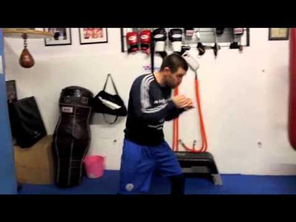 JOHNNY GARTON SHADOW BOXING AT iBOX GYM FOR iFL TV