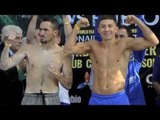 GENNADY 'GGG' GOLOVKIN v MARCO ANTONIO RUBIO - OFFICIAL WEIGH-IN VIDEO FROM CARSON, CALIFORNIA