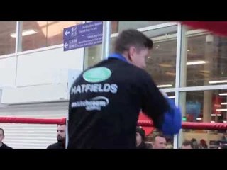 LUKE CAMPBELL MBE PUBLIC WORKOUT IN HULL AHEAD OF DANIEL BRIZUELA CLASH ON OCT 25.