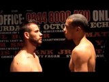 CHRIS EUBANK JNR PROVES A POINT & WEIGHS IN 2 lbs UNDER THE MIDDLEWEIGHT LIMIT / EUBANK v WILDENHOF