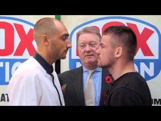 FRANKIE GAVIN v BRADLEY SKEETE HEAD TO HEAD @ PRESS CONFERENCE / BAD BLOOD