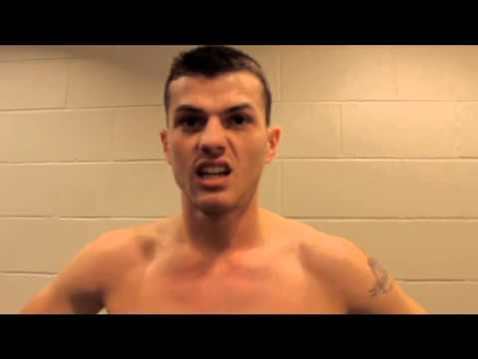 MICHAEL JOYNSON WINS WITH 34 SECONDS GONE IN THE 1ST ROUND