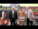 LENNY DAWS v CHAQUIB FADLI WEIGH IN & HEATED FACE TO FACE AHEAD OF EU TITLE CLASH / iFL TV