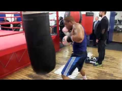 AHMET PATERSON HEAVY BAG WORKOUT @ PEACOCK GYM / iFL TV