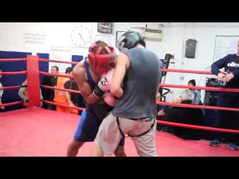 AHMET PATTERSON v TOMMY TEAR SPARRING SESSION AT THE PEACOCK GYM (CANNING TOWN)