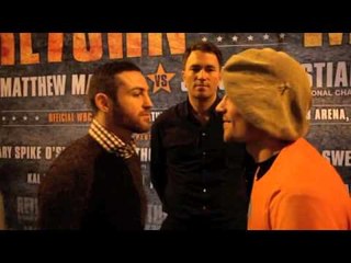 MATTHEW MACKLIN v JORGE SEBASTIEN HEILAND - HEAD TO HEAD @ PRESS CONFERENCE