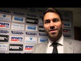 EDDIE HEARN ON THE SIGNING OF BRADLEY SAUNDERS AND BEING ADDED TO NOV 22 PPV CARD IN LIVERPOOL