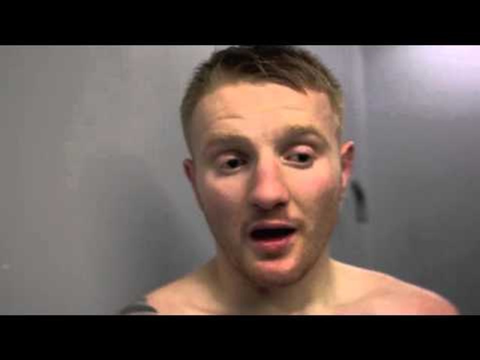 KOFI YATES PRODUCES SUPERB 2ND ROUND STOPPAGE OF EXPERIENCED OISIN FAGAN - POST FIGHT INTERVIEW