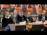 PRESS CONFERENCE- PAUL BUTLER, DERRY MATHEWS, LIAM SMITH, SATCHELL, STALKER - THE MAGNIFICENT SEVEN