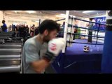 FRANK GREAVES & SAM STOKES TRAINING SESSION AT PEACOCK GYM (CANNING TOWN)