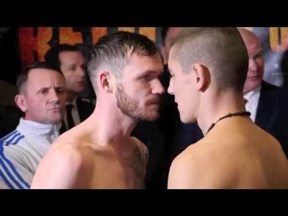 PATRICK 'THE PUNISHER' HYLAND v OSZKAR FIKO - OFFICIAL WEIGH IN FROM DUBLIN / RETURN OF THE MACK