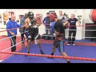 CHRIS EUBANK JNR v TARIQ QUADDUS - SPARRING SESSION FOOTAGE / BAD BLOOD / SAUNDERS v EUBANK JNR
