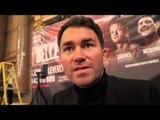 EDDIE HEARN REACTS TO DeGALE / GROVES BACKSTAGE BUST-UP & CLEVERLY v BELLEW WEIGH IN