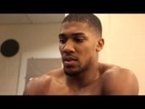 ANTHONY JOSHUA TOO POWERFUL FOR MICHAEL SPROTT AS HE LANDS 1ST ROUND STOPPAGE - POST FIGHT INTERVIEW