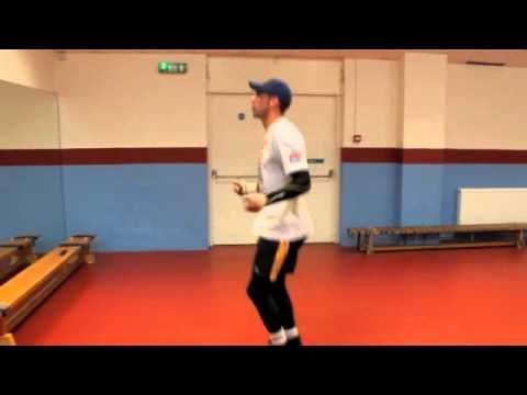 BILLY JOE SAUNDERS MEDIA WORKOUT SKIPPING FOOTAGE - SAUNDERS v EUBANK / BAD BLOOD